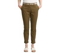 TOM TAILOR 1045433 Pantalon Chino, 10370-Vert Olive doré, 34W / 32L Femmes