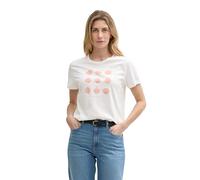 TOM TAILOR 1045534 T-Shirt, 10315-Whisper White, XL Femmes