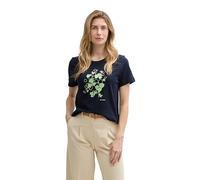 TOM TAILOR 1045534 T-Shirt, 10876-True Navy Blue, L Femmes