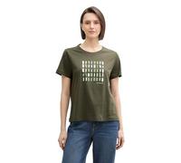 TOM TAILOR 1045534 T-Shirt, 10920-Vert forêt Profonde, L Femmes