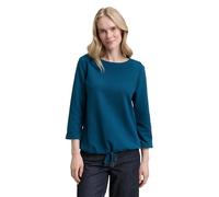 TOM TAILOR 1045536 T-Shirt, 13183-Dark Petrol, L Femmes