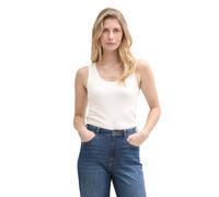 TOM TAILOR 1045540 Haut, 10315-Whisper White, XXXL Femmes