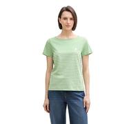 TOM TAILOR 1045544 T-Shirt, 37116-True Green, M Femmes