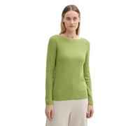 TOM TAILOR 1045554 Pull-Over, 36885-Pea Green Melange, M Femme