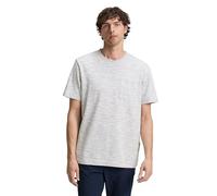 TOM TAILOR 1045624 T-Shirt, 37301-Tarmac Grey White Injected, L Hommes