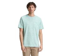 TOM TAILOR 1045624 T-Shirt, 37304-bottle Green White Injected, M Hommes