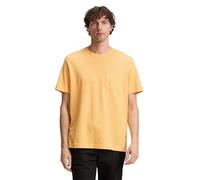 TOM TAILOR 1045624 T-Shirt, 37306-Peachy Orange White Injected, L Hommes