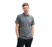 TOM TAILOR 1045629 Polo, 35198-Navy Grey Mint Twotone, M Hommes