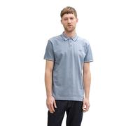 TOM TAILOR 1045629 Polo, 37707-Mystical Blue Two Tone Pique, M Hommes