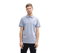 Tom Tailor 1045629 Polo pour Homme, 37680 - Dove Blue White Two Tone Pique, XL