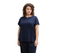 TOM TAILOR 1045988 T-Shirt, 10360-Real Navy Blue, 52 Femmes