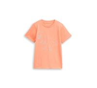 TOM TAILOR 1045995 T-Shirt, 23164-Corail Vif, 116-122 Garçon