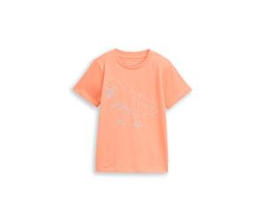 TOM TAILOR 1045995 T-Shirt, 23164-Corail Vif, 116-122 Garçon