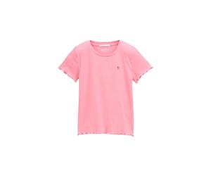 TOM TAILOR 1045999 T-Shirt pour Fille, 23807 - Rose Sunrise, 116-122