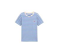 TOM TAILOR 1046042 T-Shirt, 37766-Mid Blue Off White Stripe, 92-98 Garçon