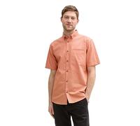 TOM TAILOR 1046077 Chemise, 37949-brick Orange Multicolor Dot, L Hommes