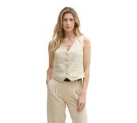 TOM TAILOR 1046187 Blazer, 37762-Champagne, 46 Femmes