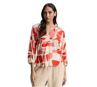 TOM TAILOR 1046190 Blouse, 37799-red Dots and Shapes Design, 44 Femmes