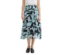 TOM TAILOR 1046441 Jupe midi, 37800-Motif à Pois Verts et Formes, 38 Femmes