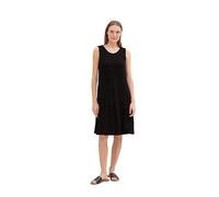 TOM TAILOR 1046487 Robe, 14482-deep Black, 42 Femmes