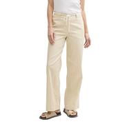TOM TAILOR 1046502 Pantalon Lea Wide, 37762-Champagne, 46W / 30L Femmes