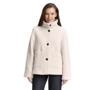 TOM TAILOR 1046601 Jacket, 38248-Structure Beige chiné, L Femmes