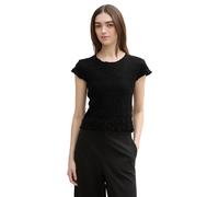 Tom Tailor 1046633 Short Sleeve Blouse Noir XL Femme