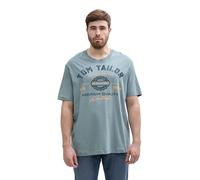 Tom Tailor T-Shirt pour Homme, 27475 - Gris Menthe, L