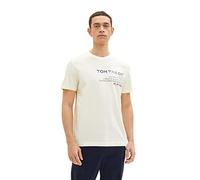 TOM TAILOR 1046817 Lot de 1 t-Shirt pour Homme, 18592 - Vintage Beige, L