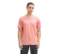 TOM TAILOR 1046875 T-Shirt, 12642-Hazy Coral Rose, L Hommes