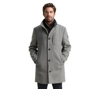 TOM TAILOR 1046983 Manteau de Laine, 30507-Light Stone Grey Wool Twill, L Hommes