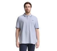 TOM TAILOR 1047013 Polo, 37680-Dove Blue White Two Tone Pique, 5XL Homme