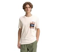 TOM TAILOR 1047408 T-Shirt, 10348-Gardenia White, M Hommes