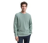 TOM TAILOR 1047570 Pull-Over, 28732-Dark Smoke Green Melange, S Homme