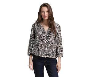 TOM TAILOR 1047574 Blouse, 38402-Navy Abstract Dot Design, 44 Femmes