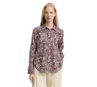 TOM TAILOR 1047586 Blouse, 38403-Dark Red Abstract Dot Design, 38 Femmes
