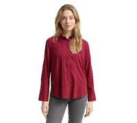 TOM TAILOR 1047586 Chemisier pour Femme, 39034-small Red Wave Print, 40
