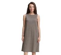 TOM TAILOR 1047639 Robe, 38581-Black Knit Structure Stripe, 38 Femmes