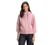 TOM TAILOR 1047715 Veste de survêtement, 11055-Morning Pink, S Femme