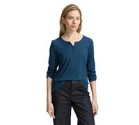 TOM TAILOR 1047729 T-Shirt, 38828-Petrol Navy Vichy Print, L Femmes