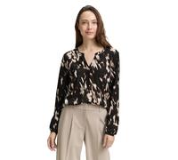 TOM TAILOR 1047745 T-Shirt à Manches Longues, 38399-Blurry Animal Design, XXL Femmes