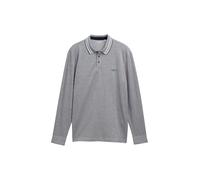 TOM TAILOR 1047798 Polo, 24571-Navy White Two Tone Pique, L Hommes