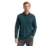 TOM TAILOR 1047798 Polo, 38608-Navy Jasper Green Two Tone, L Hommes