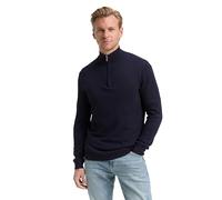 TOM TAILOR 1048018 Pull-Over, 13160-Knitted Navy Melange, M Homme