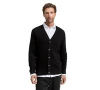 TOM TAILOR 1048019 Cardigan, 29999-Black, M Homme