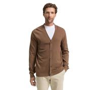 TOM TAILOR 1048019 Cardigan, 38678-Dark Taupe Melange, XXL Homme