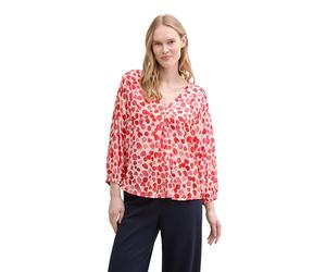TOM TAILOR 1048256 Blouse, 38791-rose Red Heart Print, 36 Femmes
