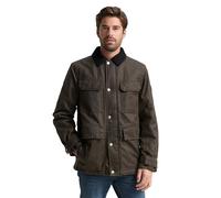 TOM TAILOR Veste pour Homme 1048278 38836 Marron foncé, Taille S, 38836 - Marron foncé mélangé, S