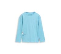TOM TAILOR 1048542 Shirt à Manches Longues pour Enfant garçon, 38893-Elixir Blue, 128/134
