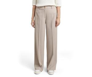 TOM TAILOR 1048856 Pantalon, 39348-Soft Taupe Grey Melange, 42W / 30L Femmes